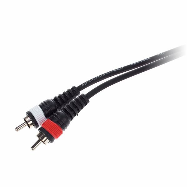 Swift Eventverleih Audio-Kabel 3m 2x 6,3 mm Klinke / Cinch